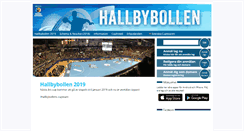 Desktop Screenshot of hallbybollen.se